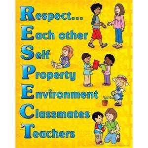 Respect Poster Acrostic Poems Poster And Poem Respect Classroom