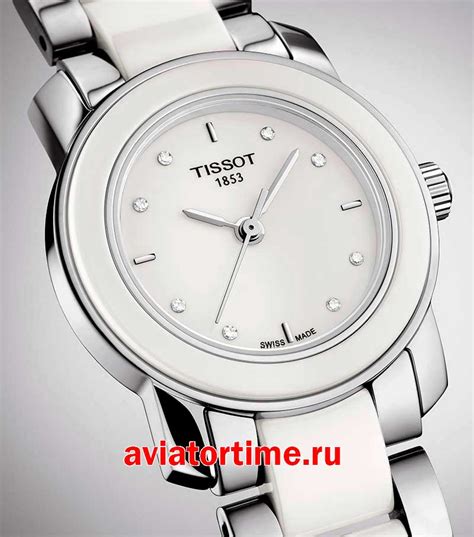 Tissot T064.210.22.016.00 T-LADY CERA. Швейцарские наручные женские часы.