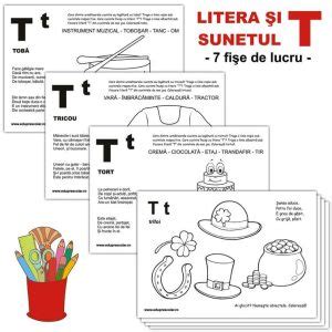 Litera Si Sunetul T Fise De Lucru Materiale Didactice Eduprescolar Ro