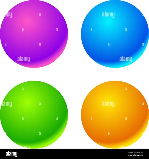 Shiny Glossy Orb Ball Shpere Design Element With Empty Space Stock Vector Illustration