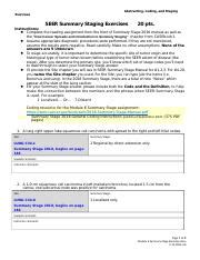 Module Summary Stage Exercises Docx Abstracting Coding And Staging