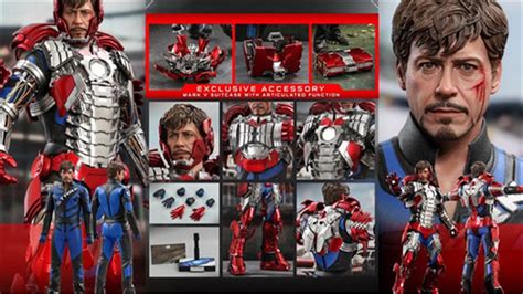 全新豪華版MMS600 Iron Man Mark 5 Suit Up Deluxe 拆甲版 Hot Toys mark5 鐵甲奇俠 Avengers 復仇者聯盟 Marvel 興趣及遊戲