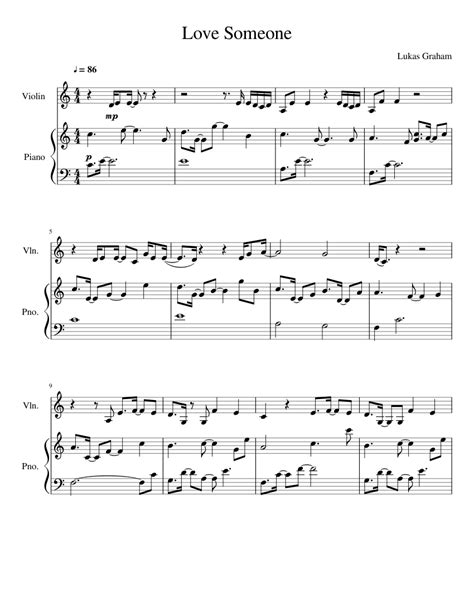 Love Someone Lukas Graham Sheet Music Pdf