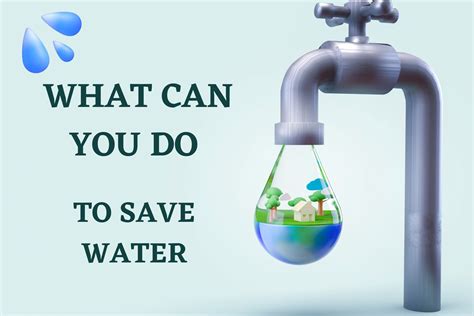 What Can You Do To Save Water What Can YOU Do