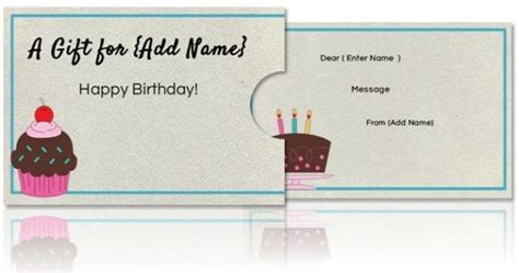 customizable birthday gift certificate template