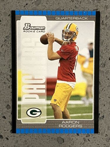 2005 BOWMAN AARON RODGERS PACKERS ROOKIE CARD RC SP 112 EBay