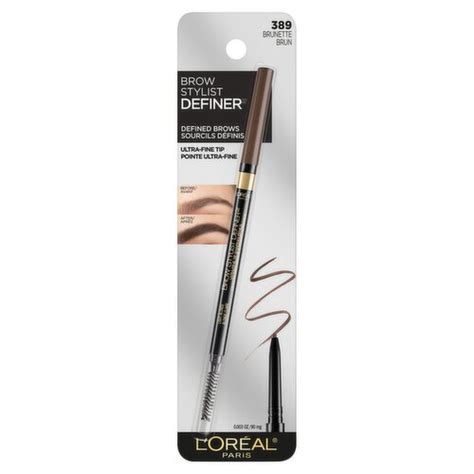 L Oréal Paris Brow Stylist Definer Brunette Ultra Fine Tip Shaping Pencil oz ShopRite
