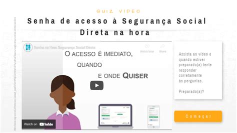 Senha De Acesso Seguran A Social Direta Na Hora