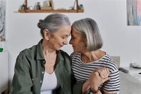Mature Lesbian Couple Embraces Love Stock Photos Free Royalty Free Stock Photos From Dreamstime