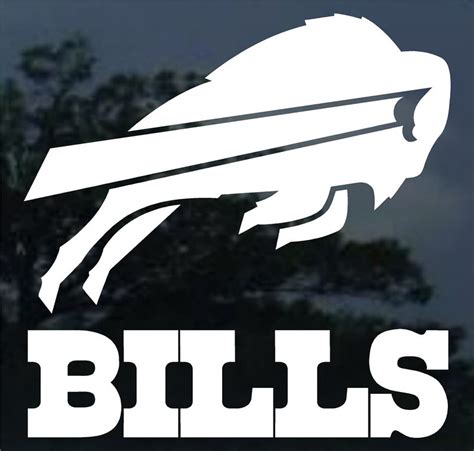 Buffalo Bills Vinyl Decal Sticker Etsy