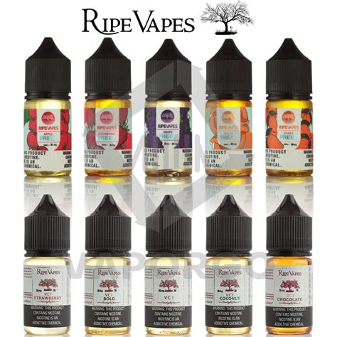 【小煙油】ripe Vapes Salt Nic Vape Juice 生命之樹30ml（30mg） Vct系列 冰涼水果系列 聖胡安系列 Vaporgo Mod And E Juice