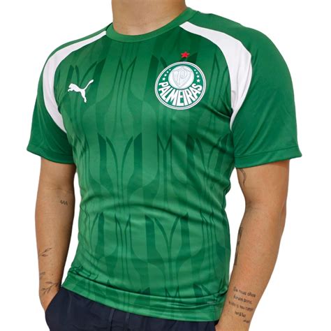 Camisa Palmeiras Puma Pr Jogo Verde Masculino Camisa Retr