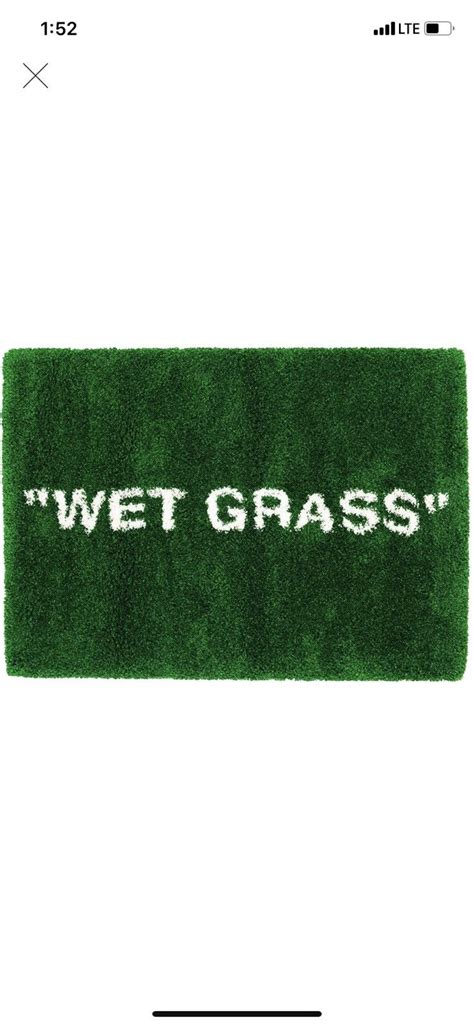 Ikea Virgil Abloh X Ikea Wet Grass” Markerad Rug Grailed