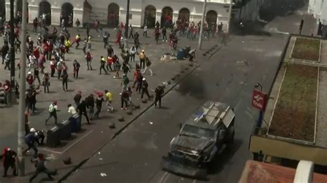 Tenso Inicio De La Jornada De Paro Nacional En Ecuador Euronews