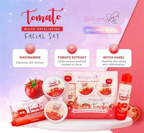 BRILLIANT SKIN TOMATO MICRO EXFOLIATING SET Lazada PH