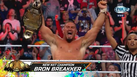 Брон Брейкер на RAW стал двукратным Чемпионом NXT