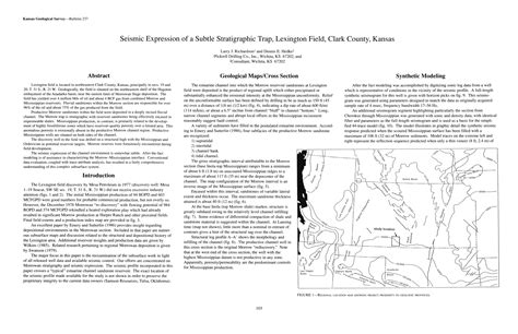 Seismic Expression of a Subtle Stratigraphic Trap, Lexington Field