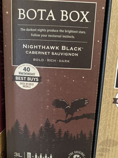 Bota Box Nighthawk Cabernet Sauvignon Perk S Beer Beverage