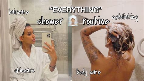 My “everything” Shower Routine 🧖🏽‍♀️🚿 Youtube