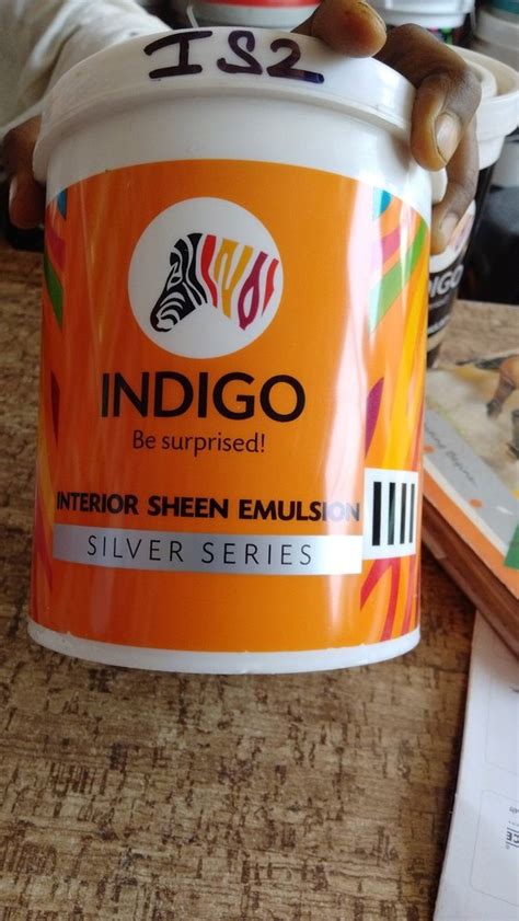 Indigo Interior Sheen Silver Emulsion Packaging Size Lt At Rs