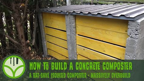 How to build a DIY concrete composter - YouTube