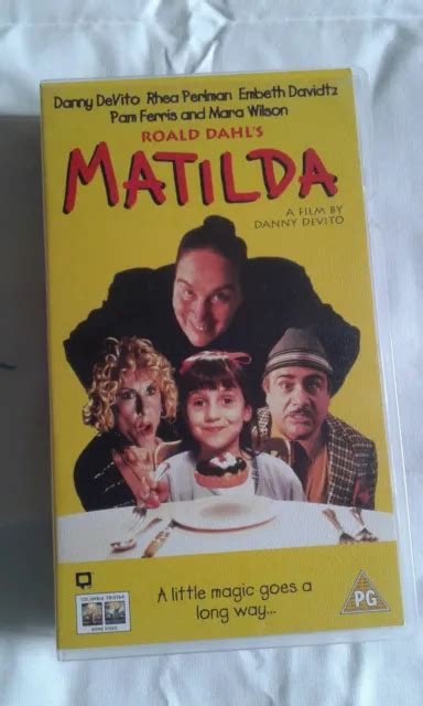 MATILDA ROALD DAHL Vhs Video Tape Pg Cert 3 50 PicClick UK