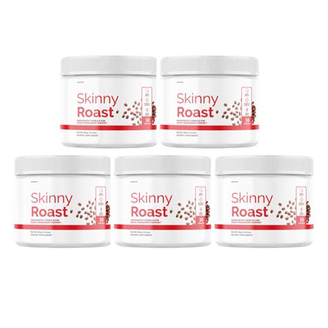 Skinny Roast Advanced Weight Management Powder Fitness Support - 5 Tub ...