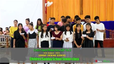 Children Sunday School Union Senior Class Youtube