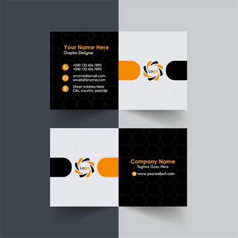 Premium Vector Modern Professional Business Card Design Free Vector