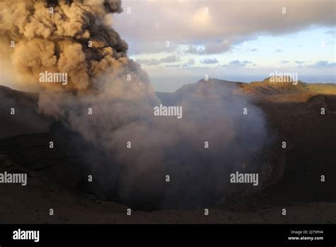 Vanuatu: Tanna island volcano Stock Photo - Alamy