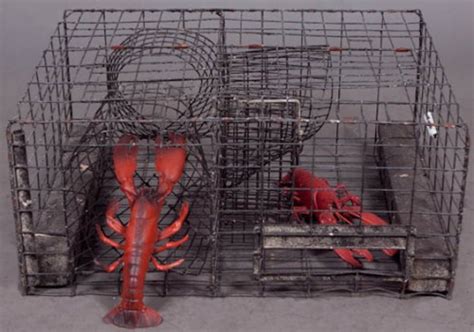 Lobster Trap In Fish Market Seafood Restaurant