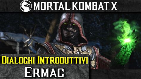 Mortal Kombat X Ita Fps Dialoghi Introduttivi Ermac Youtube