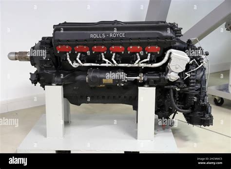 Rolls Royce Merlin engine Stock Photo - Alamy