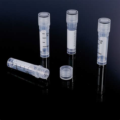 Ml Cryo Vial Plastic Disposable Freezing Freeze Cryo Cryogenic Vials