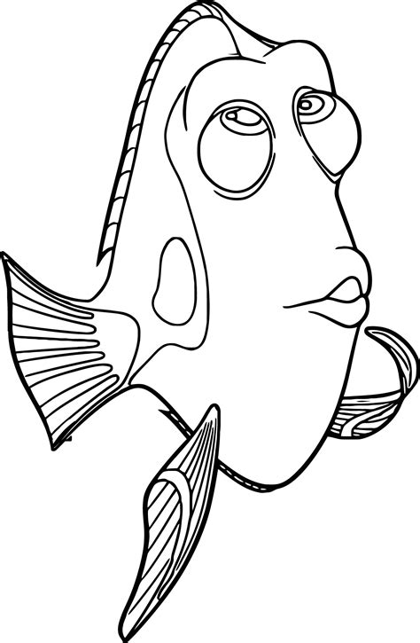 Finding Dory Coloring Pages Free Printable Coloring Pages The Best