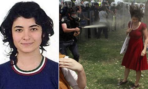 Turkey Protests First Picture Of The Woman In Red Who Became The