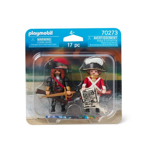 PLAYMOBIL PIRATE AND REDCOAT TOYBEEZ