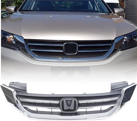 Ecotric Front Bumper Hood Grille Grill Compatible With 2013