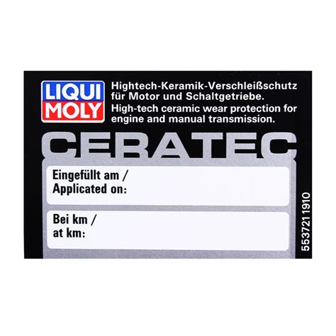 X Liqui Moly Ceratec Ladditiv Ml Autoteile Werkzeuge De