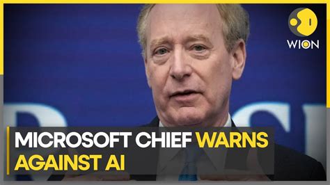 Microsoft Chief Brad Smith: Machines should be subject to human oversight | Latest World News ...