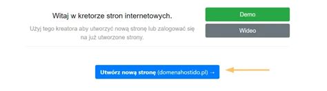 Baza wiedzy Jak zainstalować stronę za pomocą kreatora stron