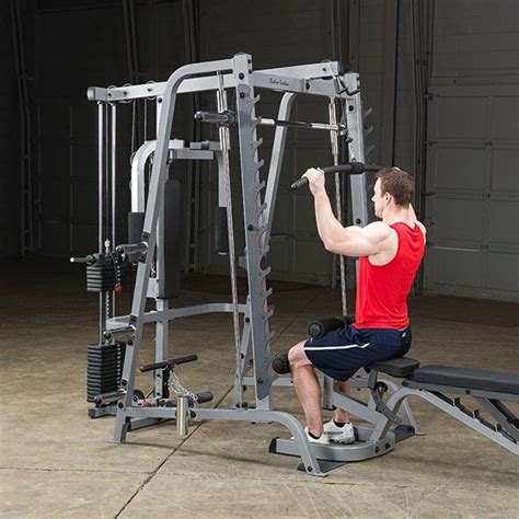 BODY SOLID Series 7 Smith Machine With Lat Pulldown Evolution Fitness