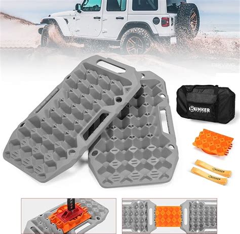 Amazon co jp BUNKER INDUST リカバリ トラクショントラック 砂 泥 雪 トラック タイヤラダー 4WD 車バイク