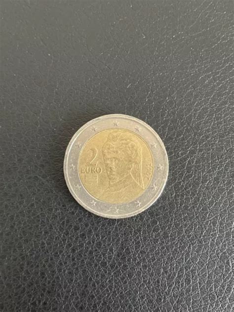 PIÈCE DE 2 euros rare 2002 Autriche Bertha von Suttner Austria EUR 57