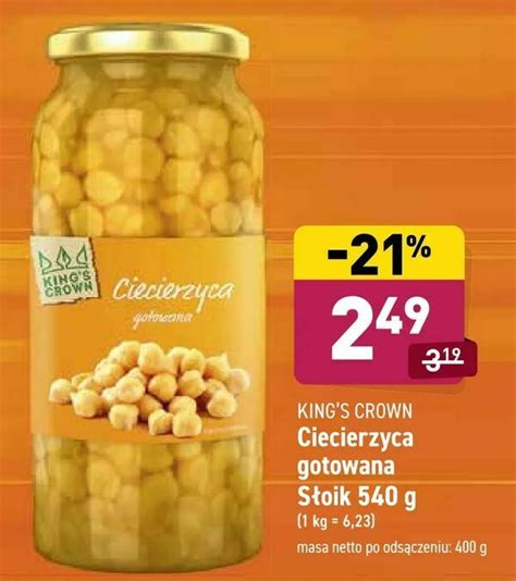 Promocja Ciecierzyca Gotowana W ALDI