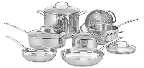 Cuisinart 11 Piece Stainless Steel Cookware Set And Reviews Wayfair Canada