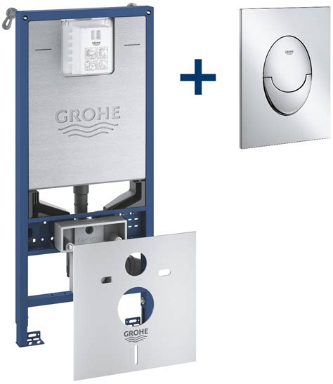 Grohe Rapid SLX 4 in 1 Set mit Unterputz Spülkasten und Skate Air S