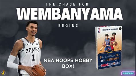 Nba Hoops Basketball Hobby Box By Panini Hunt For Wemby Spurs