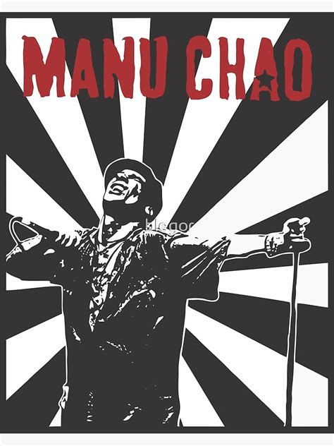 "Manu Chao" Poster for Sale by blegor | Redbubble