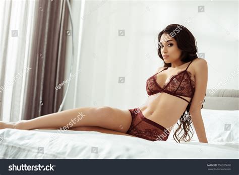 Attractive Seductive Woman Sexy Lingerie On Stock Photo Shutterstock
